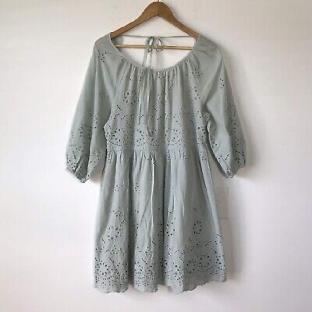 Eyelet Babydoll Dress